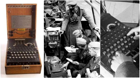 Mașina Enigma  Sursa Muzeul CIA și BundesArchive jpg