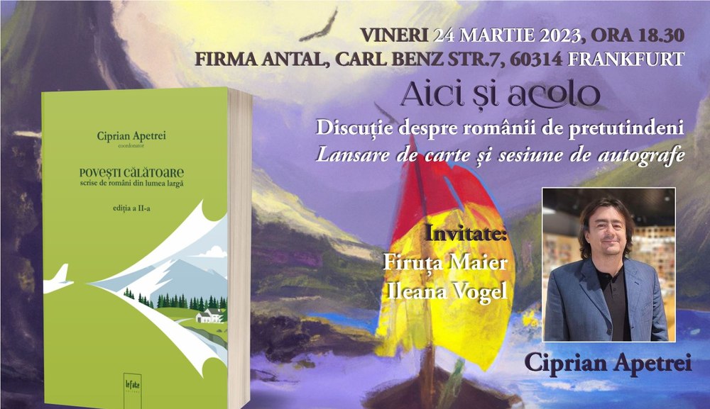 O seară tricoloră la Frankfurt, în jurul Poveștilor călătoare