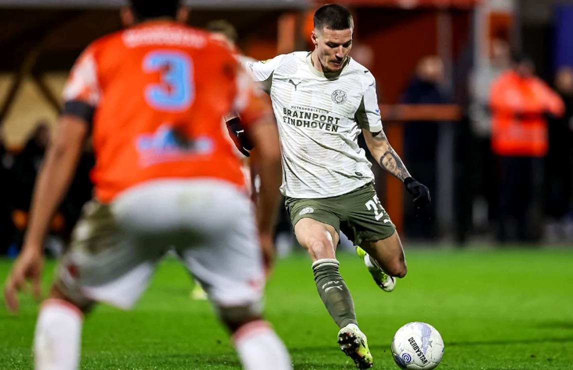 Dennis Man a marcat, din nou, pentru PSV  Foto/Imago