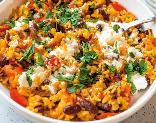 orez cu fasole si legume jpg