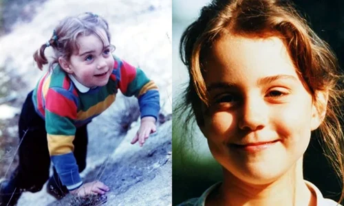 Kate Middleton în copilărie jpg