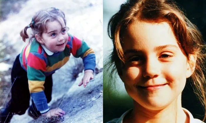 Kate Middleton în copilărie jpg