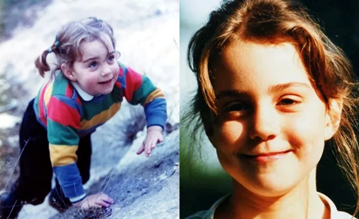 Kate Middleton în copilărie jpg