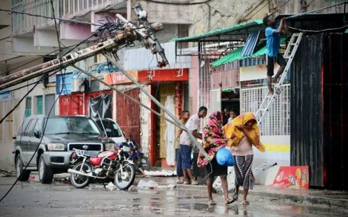 Furtună în Beira Mozambic FOTO Afp / Deborah Nguyen