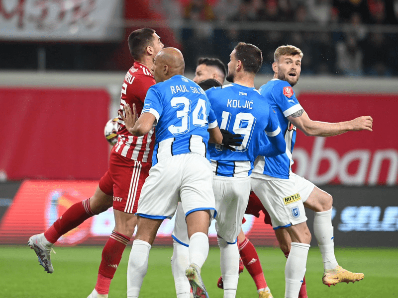 Universitatea Craiova a învins-o cu 2-1 pe Sepsi OSK, în deplasare, în play-off Superligii