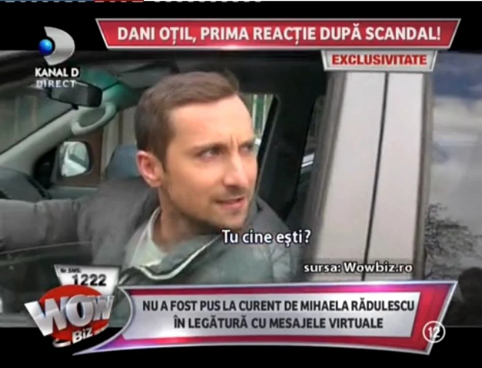 Dani Oţil (captură Wowbiz)