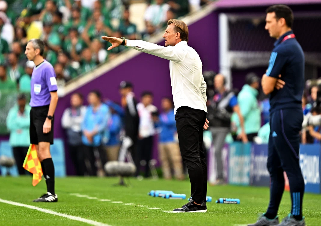 Herve Renard face minuni pe banca saudiților. Foto EPA EFE 