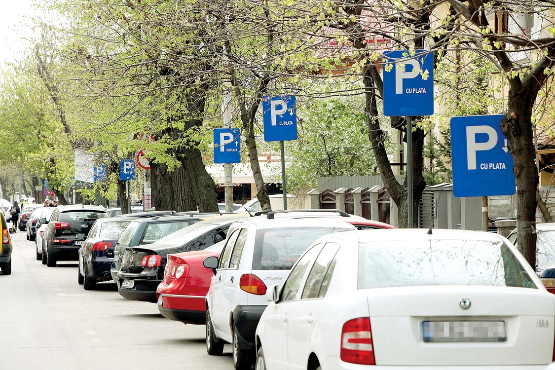 
    Indicatoarele  ”parcare cu plată“  au fost montate  unul lângă altul  