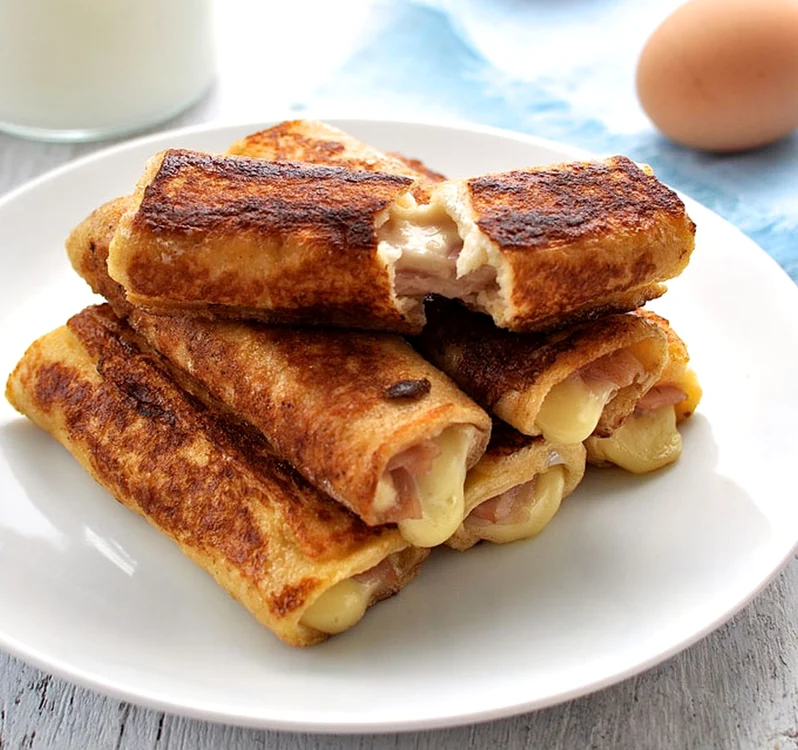 Ham and Cheese Fresh Toast Roll Up 4 jpeg