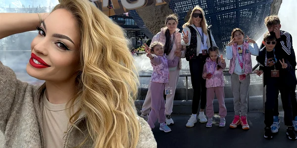 Valentina Pelinel și-a dus copiii în vacanță la Miami! 