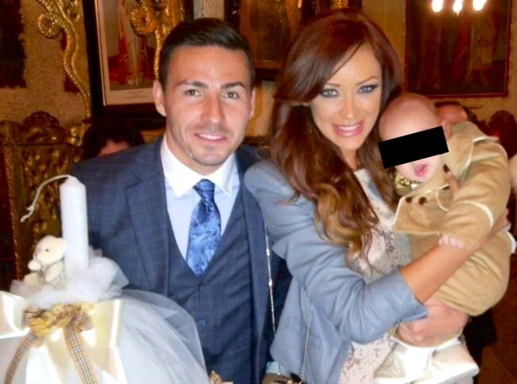 Bianca şi Cristea, naşi de botez.