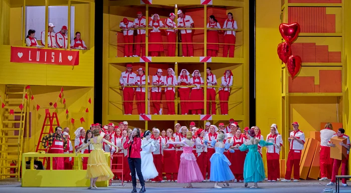 Scenă din primul act. Foto © Wiener Staatsoper/Michael Poehn