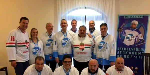 Tanczos Barna în echipamentul naționalei de hochei a Ungariei Foto: Prosport