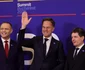 Nicușor Dan, Mark Rutte și Karol Nawrocki la Summitul B9 FOTO Inquam / Octav Ganea