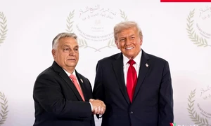 viktor orban si donald trump la conferința de pace din Egipt foto facebook viktor orban jpg