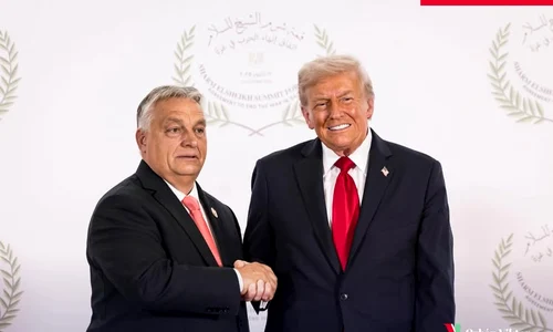 viktor orban si donald trump la conferința de pace din Egipt foto facebook viktor orban jpg
