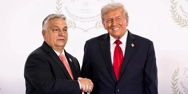 viktor orban si donald trump la conferința de pace din Egipt foto facebook viktor orban jpg