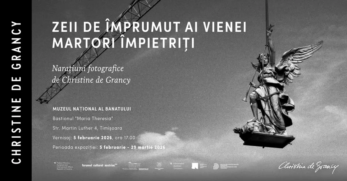 „Zeii de împrumut ai Vienei. Martori împietriți”, expoziție de fotografie la Muzeul Național al Banatului din Timișoara