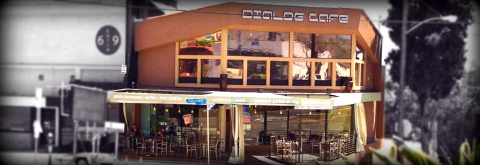 Cafeneaua „Dialog”, din Hollywood. Sursa: Facebook/ Dialog Cafe