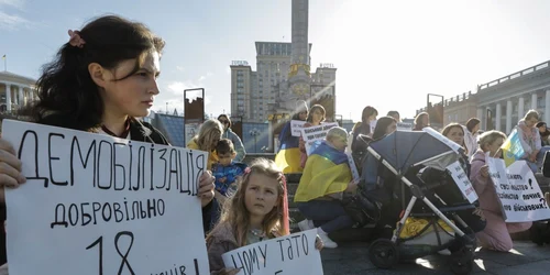 protest ucraineni demobilizare voluntara Foto EPA EFE jpg