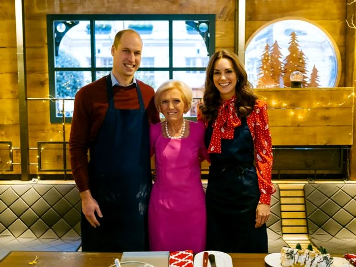 Kate Middleton şi Prinţul William, alături de Mary Berry