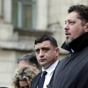 George Simion și Claudiu Târziu FOTO Inquam Photos / Malina Norocea