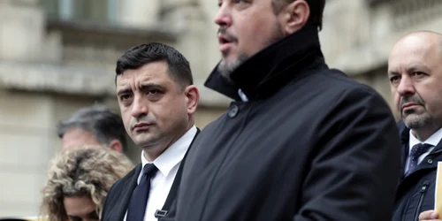 George Simion și Claudiu Târziu FOTO Inquam Photos / Malina Norocea