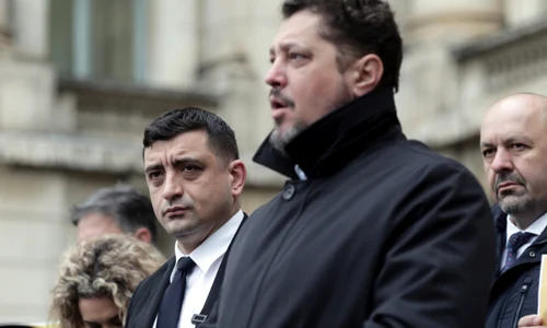 George Simion și Claudiu Târziu FOTO Inquam Photos / Malina Norocea