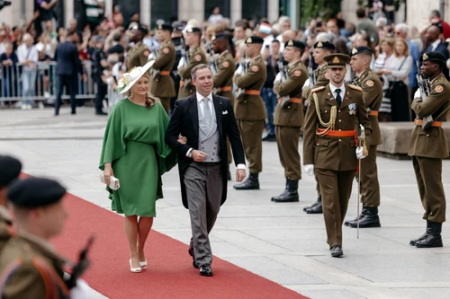 Prințul Guillaume și Prințesa Stephanie de Luxemburg. FOTO: Marea Curte Ducală