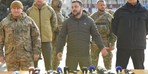 VolodmirZelenski în Herson FOTO EPA EFE jpg