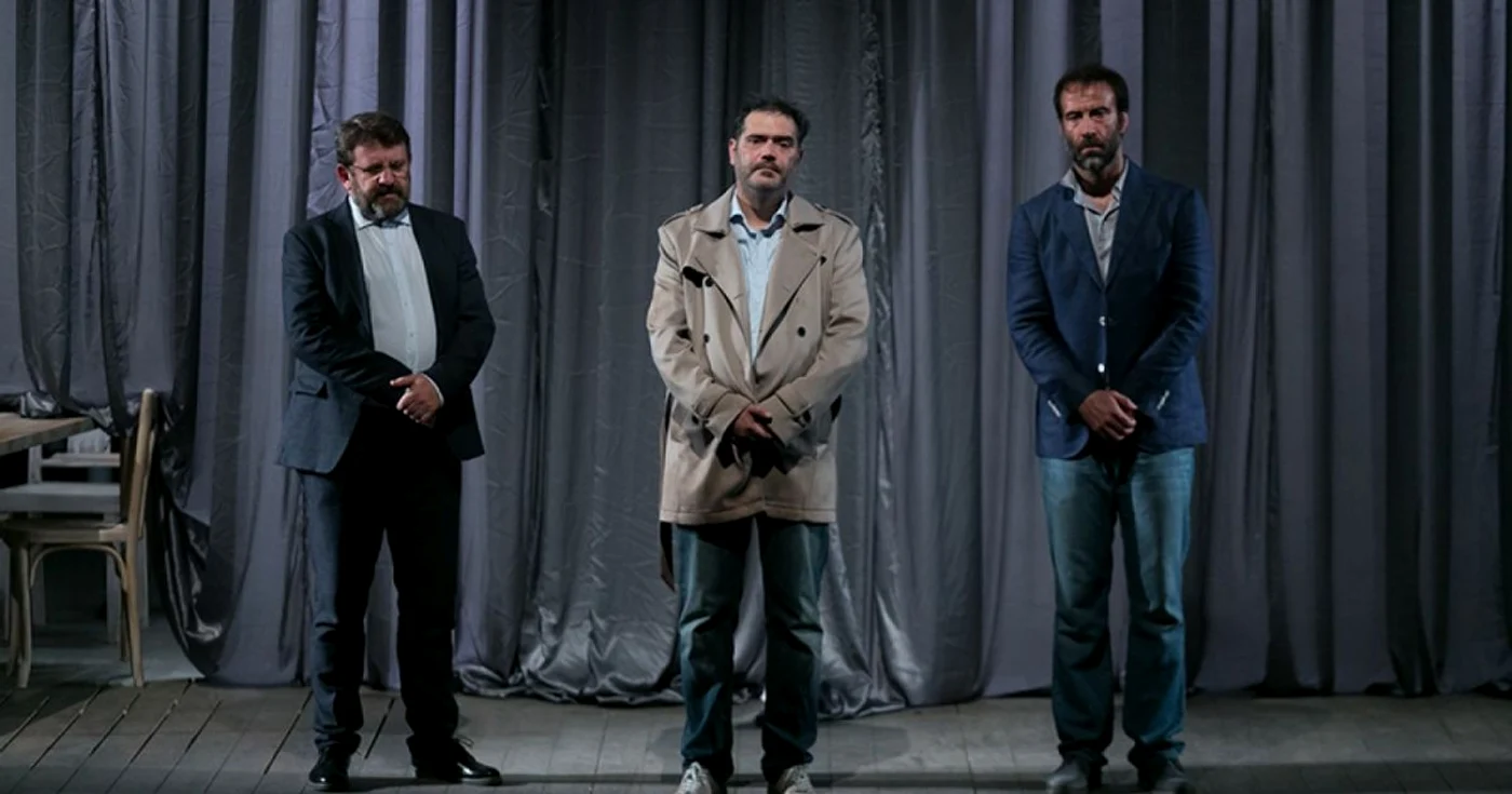Adrian Titieni, Gheorghe Ifrim şi Şerban Pavlu, în „Raţa sălbatică”, la Bulandra   FOTOGRAFII de Radu Sandovici
