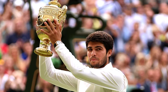 Carlos Alcaraz, campion absolut la Wimbledon 2023. Foto Getty images