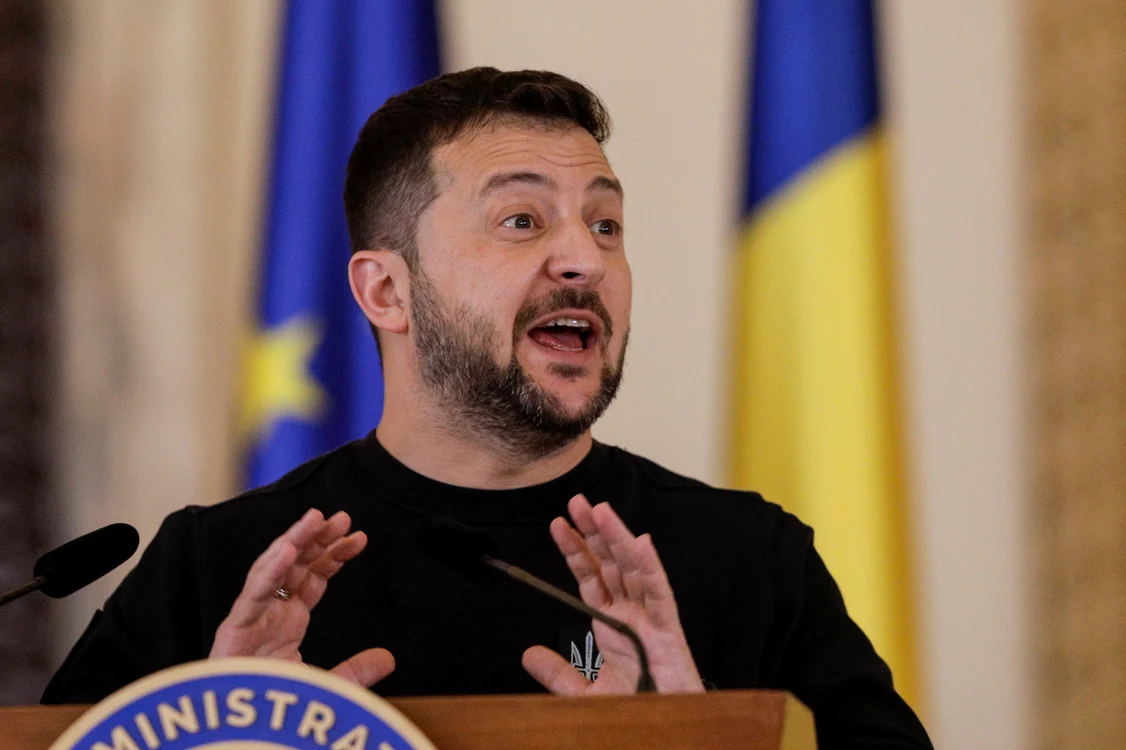 Președintele ucrainean Volodimir Zelenski FOTO: EPA EFE