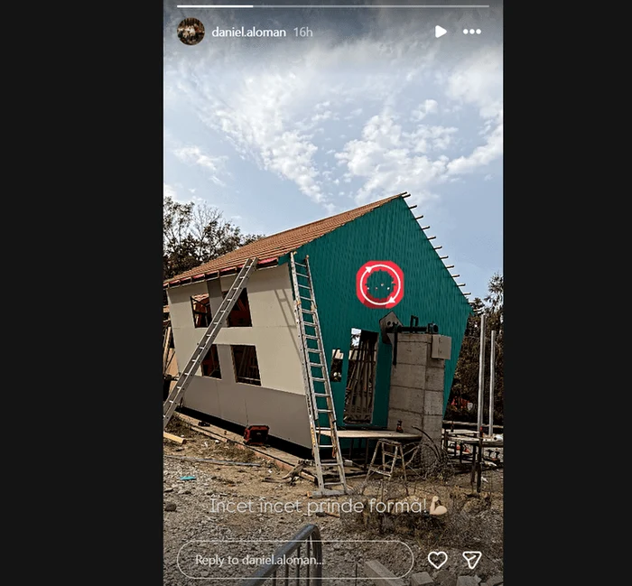 Imaginea publicată de Daniel Aloman pe Instagram