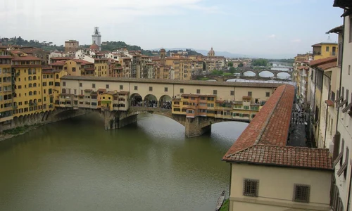 Coridorul Vasari din Florența ( sailko / Wikimedia Commons)