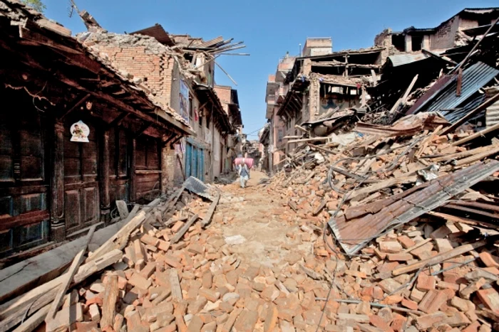 Peste 70% din clădirile din Kathmandu au fost puse la pământ de seismul de sâmbătă (25 aprilie)