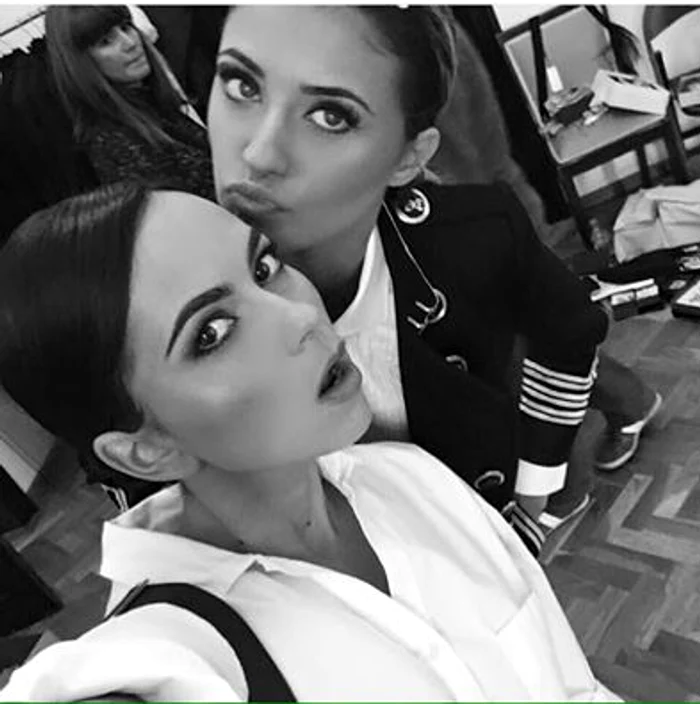 
    INNA și Antonia arată foarte bine una cu trăsăturile celeilalteFoto: arhivă personală  