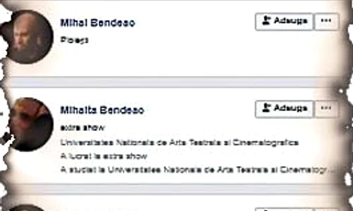 În numele lui Mihai Bendeac au fost create o mulţime de conturi false pe Facebook jpeg