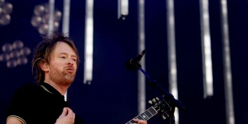 Thom Yorke este solistul trupei Radiohead