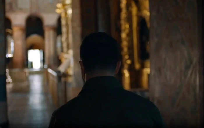 Volodimir Zelenski mesaj de Paste din catedrala din Kiev (3) jpg