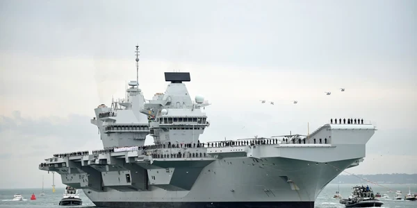 Portavionul britanic HMS Queen Elizabeth FOTO EPA-EFE