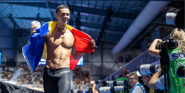 David Popovici, pe acoperișul Europei. Sportivul român n-are egal pe continent în 2025