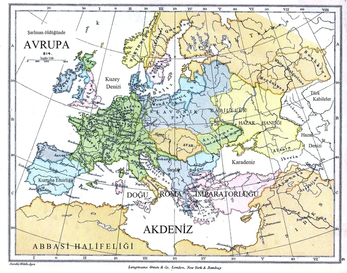 Harta Europei în anul 1814