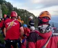 Operaţiunea de salvare a unui turist căzut de pe o stâncă din Masivul Cozia Foto Cristi Dură