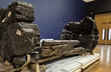 Sicriul a fost făcut dintr-un stejar scobit în interior (© York Archaeological Trust)