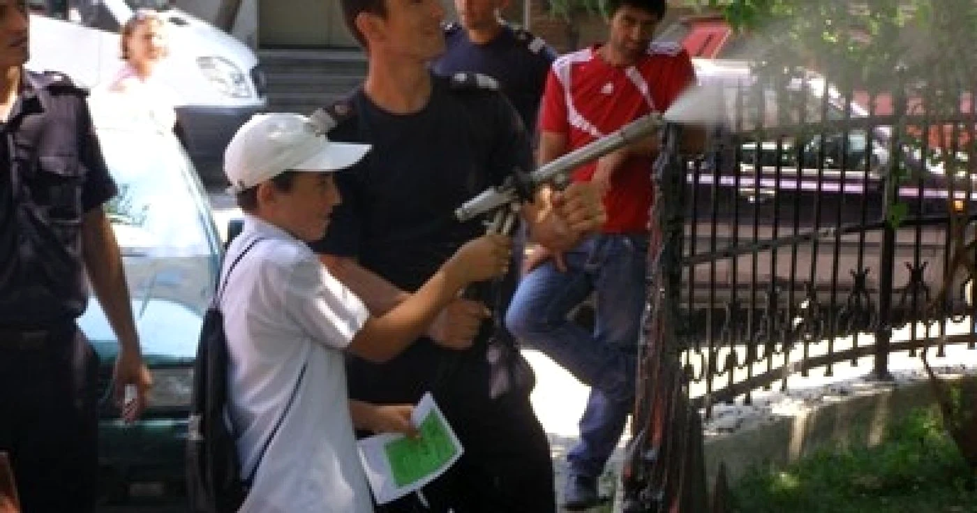 Acţiunea s-a desfăşurat în Grădina Publică