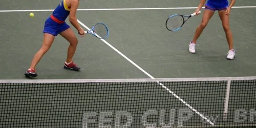 Irina Begu - Monica Niculescu - Fed Cup / FOTO AFP / 10 feb 2019