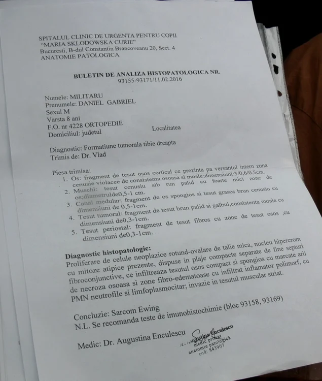 copil picior amputat