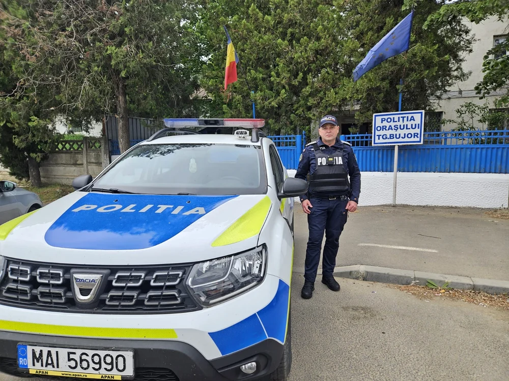 Agentul șef principal Turcu Valentin Ioan. FOTO: IPJ Galați 