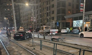 tramvai a blocat circulatia foto fb info trafic Iony Pinti jpeg